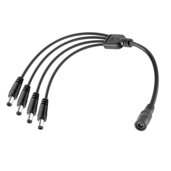 Adaptador dc 12V 1 a 4 Salidas 5.5 2.1MM FXXDC1T4001C
