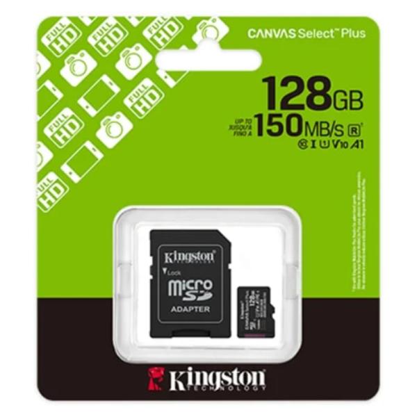 Memoria Micro Sdxc 128GB Kingston SDCS3/128GB Clase 10 150MB/S Para Dispositivos y…