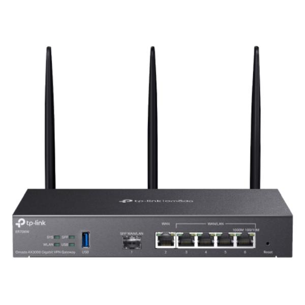 Switch tp Link Omada ER706W(US) AX3000 1 Puerto Sfp Gigabit + 5 Puertos RJ45 Gigabit…