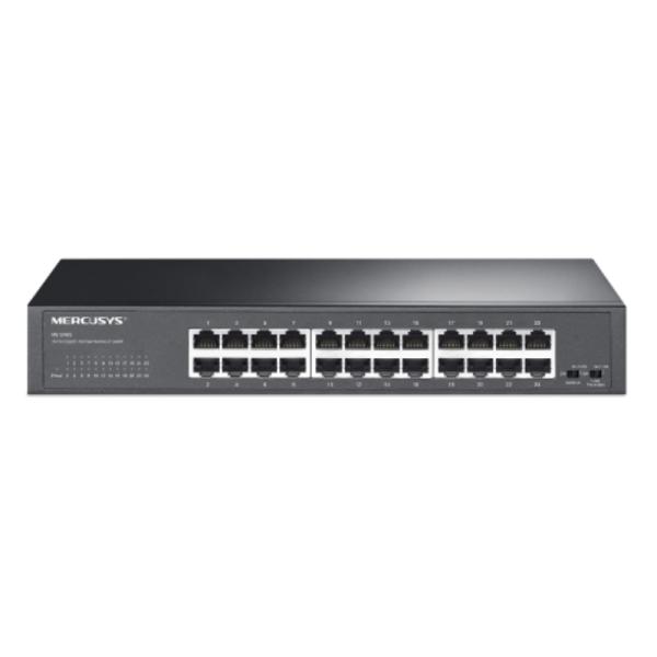 Switch Mercusys MS124GS 24 Puertos Gigabit 10/100/1000 Mbps no Administrable Rackmount…
